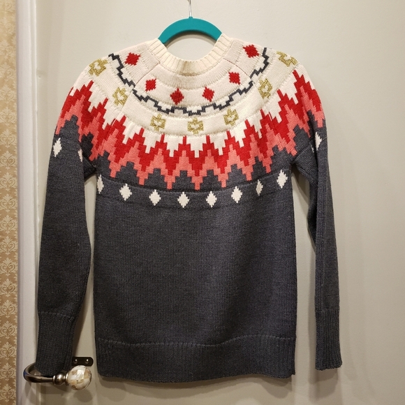 Trina Turk Veneto Wool Crew Neck Holiday Sweater - S - Picture 3 of 8